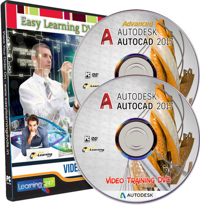 

Easy Learning AutoCAD 2017 Beginner And Advanced Level Video Training on 2(DVD)