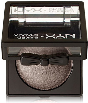 

Nyx Cosmetics Baked Eye Shadow, Silver Haze, 0.1Oz 3 g(Brown)