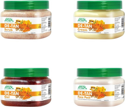 

SSCPL Herbals DeTan Facial Kit Pack 150 g(Set of 4)