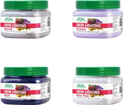 SSCPL Herbals Skin Lightening Facial Kit Pack 150 g(Set of 4)