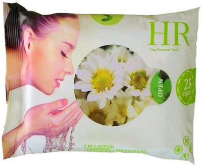 One Personal Care Jasmine Inspired | 5 in 1 Action | Cleansing | Moisturising | Soothing | Refreshing | Deodorizing(Pack of 25)