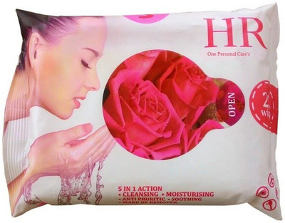 

One Personal Care Rose Inspired | 5 in 1 Action | Cleansing | Moisturising | Soothing | Refreshing | Deodorizing(Pack of 25)