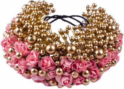 

Majik Best Quality Bridal Gajra For Women Hair Band(Multicolor)