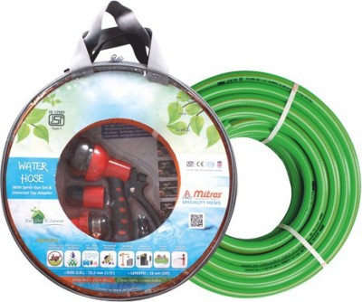 AquaHose WHS20100(G) Water Hose Set Green 30mtr (20mm ID) Hose Pipe(3000 cm)