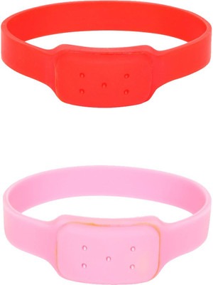 

Safe-O-Kid Watch Style Mosquito Repellant Band - 2 Bands+2 Air Tight Pouch(Pack of 2)