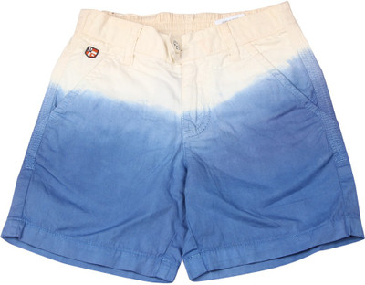 

US Polo Kids Short For Boys Casual Solid Cotton(Blue, Pack of 1, Me. blue