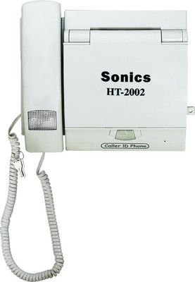 

Sonics HT-2002 WHITE Corded Landline Phone(White)