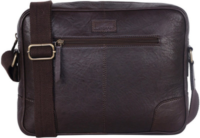 

Justanned 11 inch Laptop Messenger Bag(Brown)