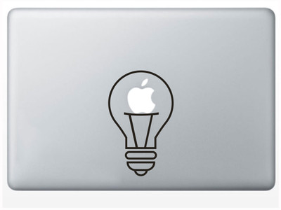 ORKA "Bulb" Laptop Skin Decal Vinyl for 13, 15, 17 Inch Vinyl Laptop Decal 15
