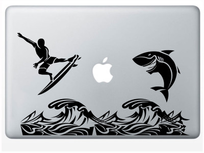 

ORKA "Sea Skating" Laptop Skin Decal Vinyl for 13, 15, 17 Inch Vinyl Laptop Decal 15
