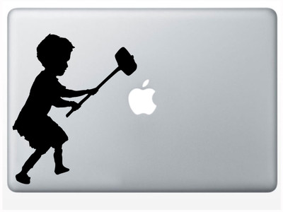 

ORKA "Child Playing" Laptop Skin Decal Vinyl for 13, 15, 17 Inch Vinyl Laptop Decal 15