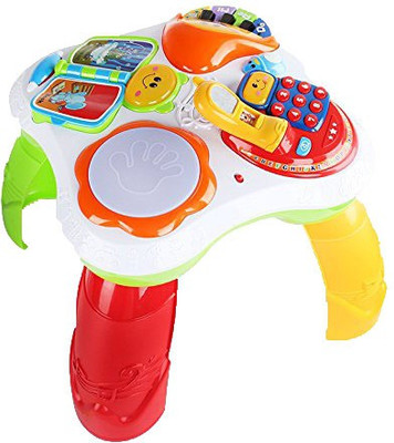 

Taaza Garam Baby Fun kids High Quality Learning Light & Music Table(Multicolor)