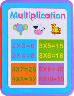 

SN toy zone Kids educational Multiplication Foam Book(Multicolor)