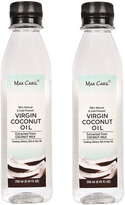 

MAXCARE Virgin Coconut Oil (Cold Pressed) 250ML Pack of 2(500 ml)