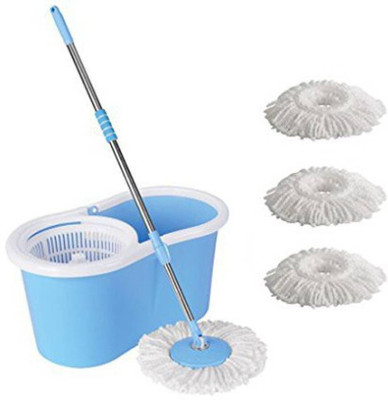 

Zido Ultra Magic Mop with 3 Microfibre Mop Set