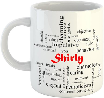 EMERALD Good Personality for Shirly Ceramic Coffee Mug(350 ml)