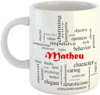 EMERALD Good Personality for Matheu Ceramic Coffee Mug(350 ml)