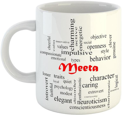

Emerald Good Personality for Meeta Ceramic Mug(350 ml), White