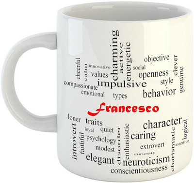 EMERALD Good Personality for Francesco Ceramic Coffee Mug(350 ml)