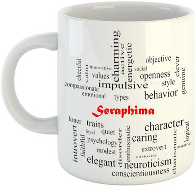 EMERALD Good Personality for Seraphima Ceramic Coffee Mug(350 ml)