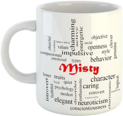 EMERALD Good Personality for Misty Ceramic Coffee Mug(350 ml)