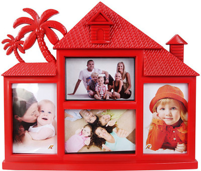 

Shree Shyam Crafts Generic Photo Frame(Red, 4 Photos)