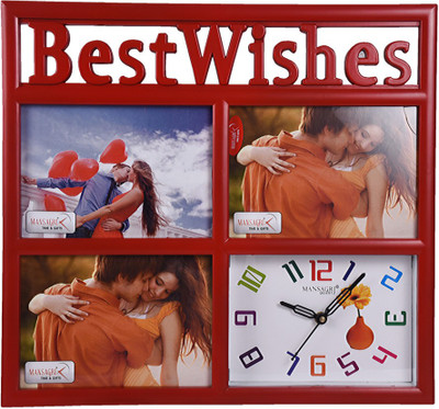 

Archies Frames Generic Photo Frame(Red, 3 Photos)