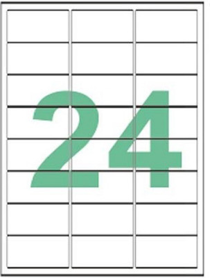 

Desmat A4 sheet 24 label and sticker Self-Adhesive Paper Label(White)