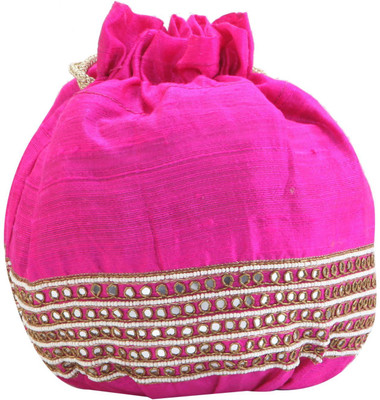 

TARUSA Trendy Potli(Pink)