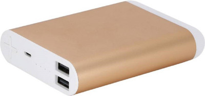 

SUPER 15000 mAh Power Bank (98786, 2 Port With Torch Good Power Back up)(Gold, White, Lithium-ion)