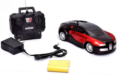 

Blue Sky 4 Function 1:20 Scale Bugatti Remote Control Racing Car(Red, Black), Black;red