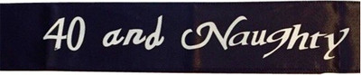 

Funcart Funcart Black 40 and naughty sash