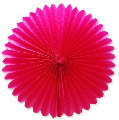 

Funcart Funcart Hot pink paper fan 12''