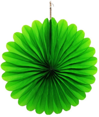 Funcart Funcart Dark Green paper fan 16''