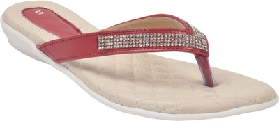 

With The Fashion Women RED Flats