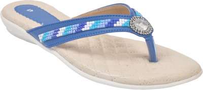 

With The Fashion Women BLUE Flats