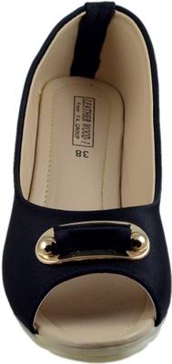 Leatherwood1 Women Black Heels