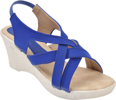 

With The Fashion Women BLUE Wedges
