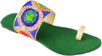 

Myra Women Green Flats
