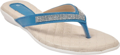 

With The Fashion Women BLUE Flats