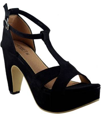 Leatherwood1 Women Black Heels