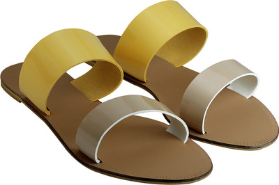 

Adorn Women Yellow Flats