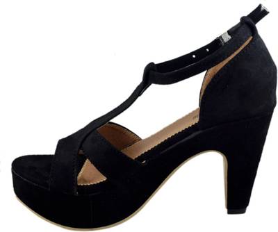 Leatherwood1 Women Black Heels