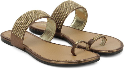 

Bata Women Gold Flats