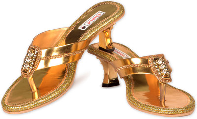 

Pipilika Women GOLDEN Heels