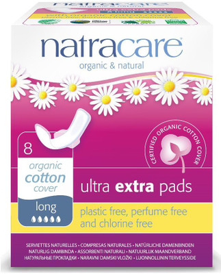

Natracare Ultra Extra-Long Sanitary Pad(Pack of 8)