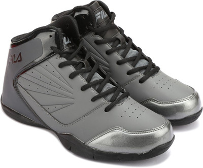 

Fila BasketBall Shoes For Men(Grey, Dk gry/blk