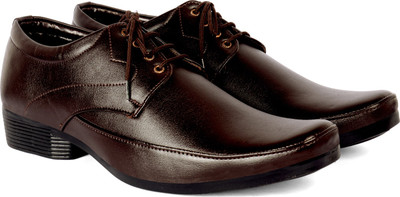 

Sam Stefy Brown Formal Lace Up Shoes For Men(Brown)