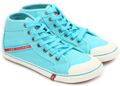 

Lee Cooper Canvas Mid Ankle Sneakers For Men(Green, Seagreen