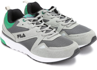 

Fila Sneakers For Men(Grey, Lt gry/gry/kelly grn
